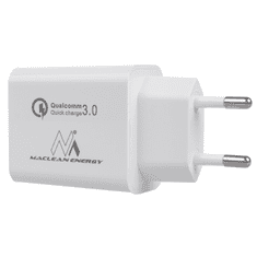 Maclean MCE485W USB-C / USB-A Hálózati töltő - Fehér (20W) (MCE485W)