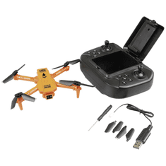 RC Quadcopter Pocket Drón - Narancssárga (23810)