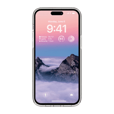 Crong Clear MAG Cover Magnetic Apple iPhone 14 Pro Szilikon Tok - Átlátszó (CRG-CLRM-IP1461P-TRS)