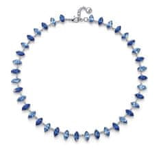 Oliver Weber Luxus nyaklánc kék kristályokkal Izanami 12324
