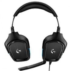 Logitech 981-000770 G432 Vezetékes 7.1 Gamer Fejhallgató Fekete-kék