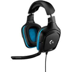 Logitech 981-000770 G432 Vezetékes 7.1 Gamer Fejhallgató Fekete-kék