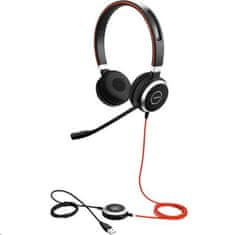 Jabra 6399-829-209 Evolve 40 Stereo Vezetékes 2.0 Fejhallgató Fekete-piros