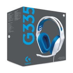 Logitech 981-001018 G335 Vezetékes 2.0 Gamer Fejhallgató Fehér-kék