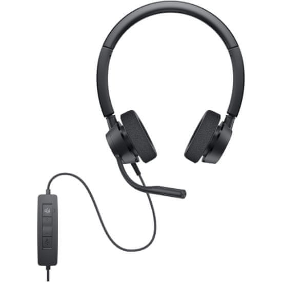 DELL 520-AATL WH3022 Pro Vezetékes 2.0 Fejhallgató Fekete