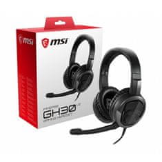 MSI S37-2101001-SV1 Immerse GH30 V2 Vezetékes 2.0 Gamer Fejhallgató Fekete