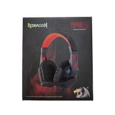 Redragon H120 Ares H120 Vezetékes 2.0 Gamer Fejhallgató Fekete-piros
