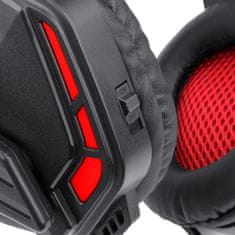 Redragon H220 Themis Vezetékes 2.0 Gamer Fejhallgató Fekete-piros