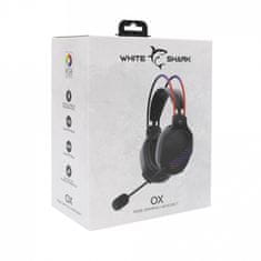 White Shark GH-2140 OX Vezetékes 2.0 Gamer Fejhallgató Fekete