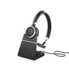 Jabra 6593-833-399 Evolve 65 SE Mono Vezetékes és vezeték nélküli 1.0 Fejhallgató Fekete