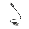 178281 USB-A - USB-C Adatkábel 0.2m - Fekete (178281)