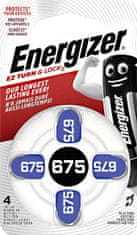 Energizer 675 SP-4 gombos elemek audioprotézishez 4db 1.4V EN-634925