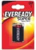 Eveready Super Heavy Duty 9V 6F22 cink -klorid akkumulátor 1db 7638900227543