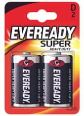 Energizer Eveready Super Heavy Duty nagyméretű monocella D R20 / 2 1,5V 2db. 7638900083613