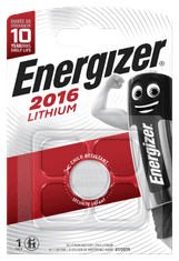 Energizer CR2016 FSB1 lítium gombelem 100mAh 3V 1db 7638900083002