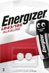 Energizer LR43 / 186 FSB2 speciális alkáli gombos elem 1,5V 2db. 7638900393194