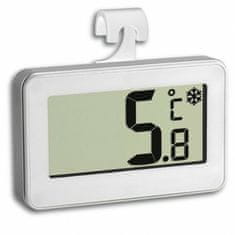 TFA 30.2028.02 kisebb digitális hőmérő hűtőhöz, fehér
