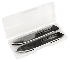 Kershaw 1890RBX tartalék pengék Lonerock RBK késhez, rozsdamentes acél, 7 cm, 14 db 