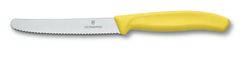Victorinox 6.7836.L118 paradicsom-szalámi kés 10 cm, sárga színű