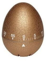 TFA 38.1033.53 Konyhai időzítő tojás alakú, arany, repedezett felülettel