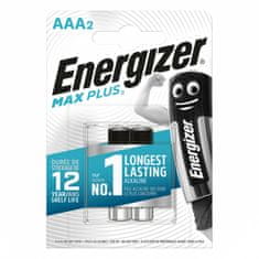 Energizer Max Plus AAA / LR03 FSB2 alkáli mikrotoll elemek 2db 7638900423044