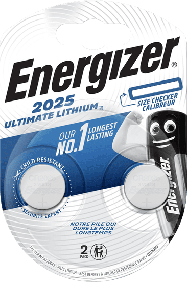Energizer Ultimate Lithium CR2025 gombelem 2db E301319400