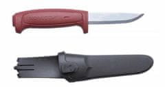 Morakniv 13189 Basic 511 sokoldalú kés 9 cm, műanyag, bordó, műanyag tok