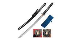Cold Steel 88BCK Chisa Katana rövidebb kard/katana 62,2 cm, fa, bőr, fém, fa tok