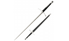 Cold Steel 88ITS Italian Long Sword gyűjtőkard 90,1 cm, fekete bőr, bőr hüvely