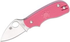 Spyderco C154PPN Squeak Pink Heals zsebkés 5 cm, rózsaszín, FRN