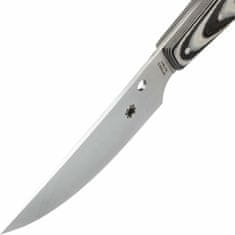 Spyderco FB46GP Bow River kültéri kés 11 cm, fekete-szürke, G10, bőrtok
