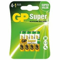 GP Batteries Super Alkaline AAA alkáli elemek 5db 4891199009174