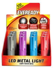 Energizer E302317100 Everyday 3AAA Metal Colour Counter Tray zseblámpa
