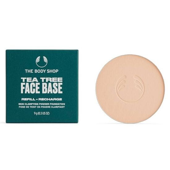 The Body Shop Csere utántöltő kompakt púderhez Tea Tree Face Base (Skin Clarifying Powder Foundation Recharge) 9 g