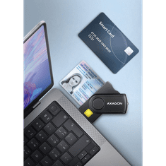 AXAGON PocketReader Smart Card olvasó (CRE-SMP2A) (CRE-SMP2A)