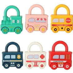 MG Montessori szenzorikus játékok, autók