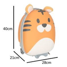 MG Children Travel gyermek bőrönd 40 x 28cm, tiger