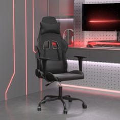 shumee fekete műbőr masszázs gamer-szék