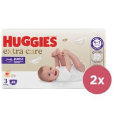 Huggies 2x eldobható pelenkanadrág 3 Extra Care nadrág (6-11 kg) 48 db