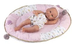 Llorens 73806 New Born kislány - realisztikus baba, teljesen vinil testtel - 40 cm