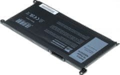 T6 power Akkumulátor Dell laptophoz, cikkszám: 451-BCIH, Li-Poly, 11,4 V, 3685 mAh (42 Wh), fekete
