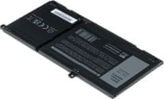 T6 power Akkumulátor Dell Latitude 15 3510 készülékhez, Li-Poly, 11,25 V, 3555 mAh (40 Wh), fekete