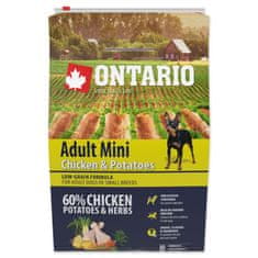 Ontario Adult Mini Mini csirke és burgonya 2,25kg