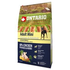 Ontario Adult Mini csirke és burgonya 6,5kg