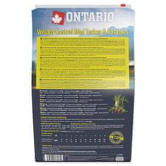 Ontario Mini Weight Control pulyka és burgonya 2,25kg