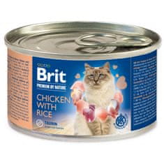 Brit Premium by Nature csirkekonzerv rizzsel 200g
