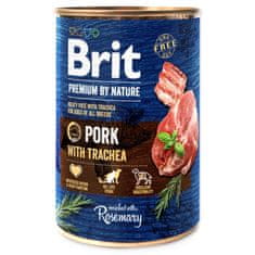 Brit Premium by Nature sertéshús konzerv, légcsővel 400g