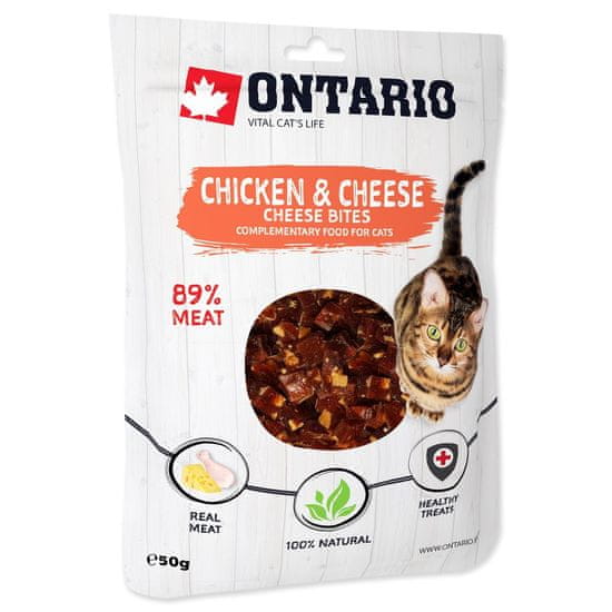 Ontario Csemege csirke sajttal, darabokra vágva 50g