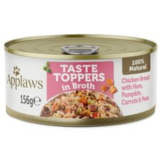 Applaws Dog csirke- és sonkakonzerv zöldséggel 156g