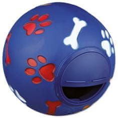 Trixie Játék labda jutalomfalathoz műanyag, mintás mancs/csont 7cm - változat vagy szín keveréke